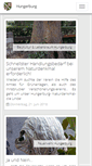 Mobile Screenshot of hungerburg.at